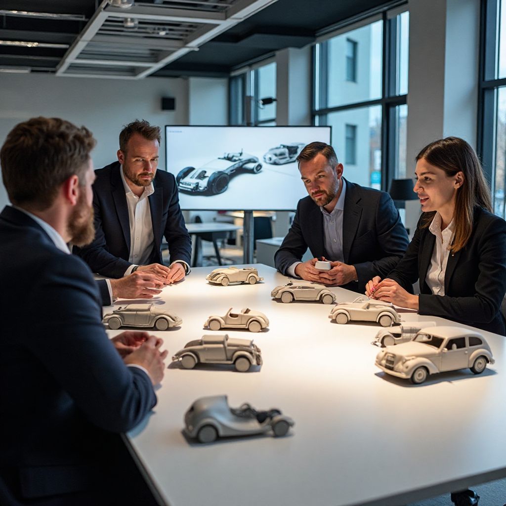 Team researchers collaborating on BMW history