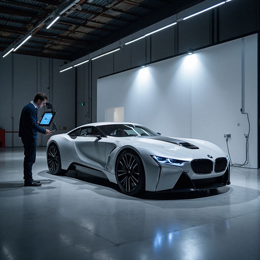 3D scanning of rare BMW prototype