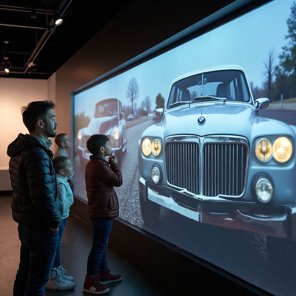 Interactive exhibition of BMW history